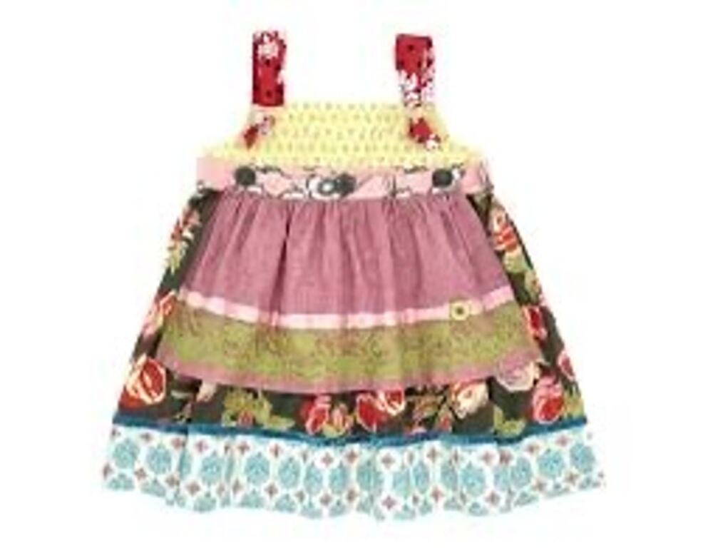 Matilda Jane X Serendipity Apron Dress Sz.8 Floral Patchwork Heirloom Piece